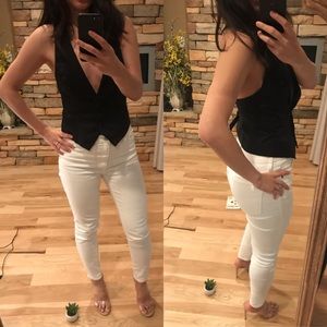 Express Black Vest Size 4